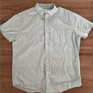 Urban Pipeline Green/Turquoise Casual Button Down Shirt
